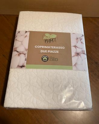 Copri materasso 2 piazze cotone bio