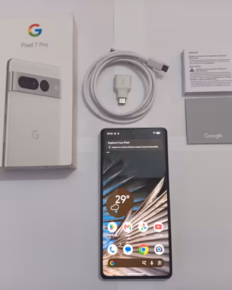 GOOGLE PIXEL 7 PRO SNOW 128 GB RAM 12 GB