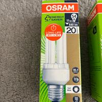 10 lampadine Osram a risparmio energetico