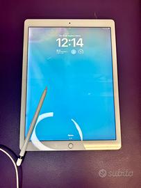 “iPad Pro 12.9”  64 GB 2017, Apple Pencil, Carica