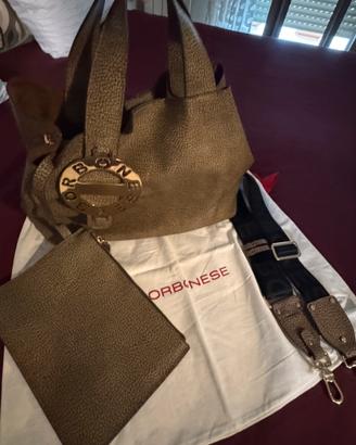 Borsa Borbonese con tracolla e borsello interno.