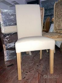 Sedie shabby chic, beige canapa poltroncine
