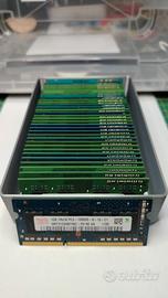 Lotto 33 Moduli RAM DDR3 1GB 