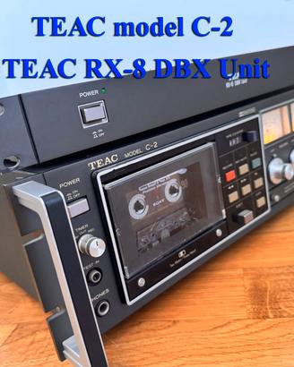 TEAC C-2 con unità DBX RX-8