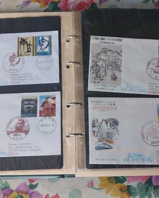 Francobolli su buste viaggiate estremo oriente