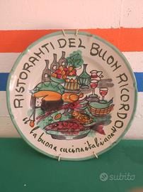 Piatto "Ristoranti del Buon Ricordo" anno 1978
