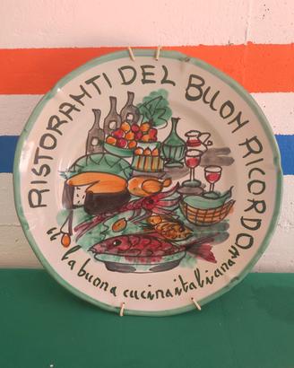 Piatto "Ristoranti del Buon Ricordo" anno 1978