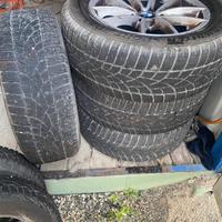 Cerchi lega bmw  con copertoni neve 225/60 R 17