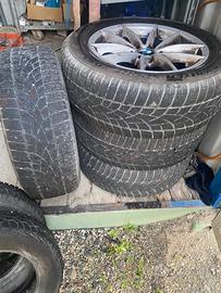 Cerchi lega bmw  con copertoni neve 225/60 R 17
