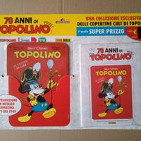70 anni Topolino copertina in metallo. Walt Disney