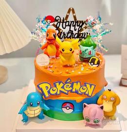 15 Topper Pokémon per Torte  Happy Birthday, Festa