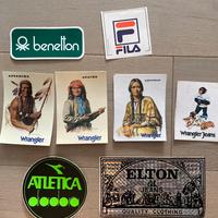 Adesivi abbigliamento anni 80 90