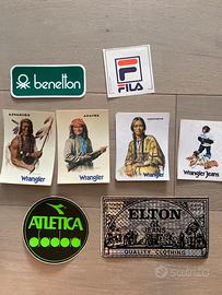 Adesivi abbigliamento anni 80 90