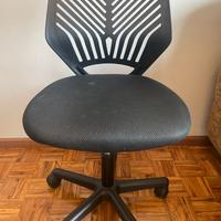 Sedia Ufficio Scrivania Senza Braccioli Girevole