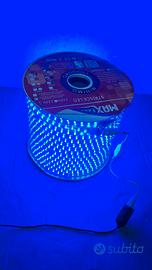 striscia LED 100 mt  Blu  professionale  resist