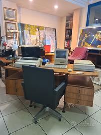 Vintage scrivania scandinava e poltrona