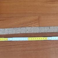 cintura in metallo dorato con brillantini