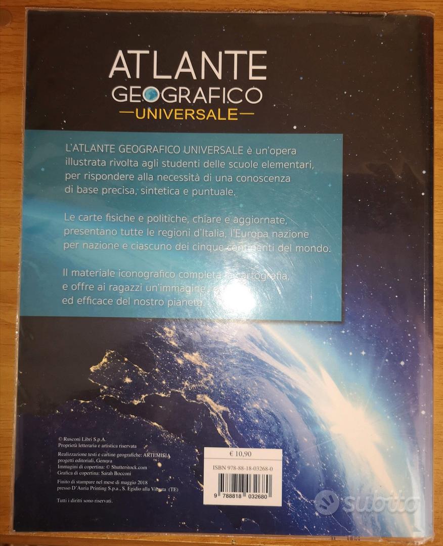 LIBRO ATLANTE GEOGRAFICO UNIVERSALE RUSCONI - Libri e Riviste In vendita a  Pisa