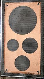 GRIGLIE ANTERIORI CASSE ACUSTICHE LEAK MOD. 2030