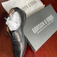 Scarpe uomo Gordon&Bros 42 nere pelle e quoio