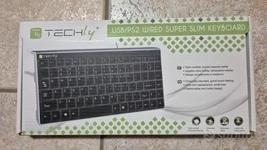 Tastiera Techly Super Slim USB Nuova Sigillata

