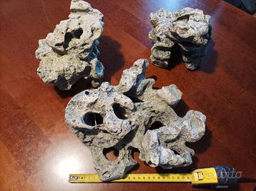 Rocce resina per acquario 
