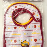 Set 4 bavaglini AS Roma originali - Nuovi