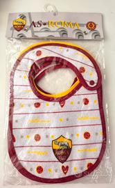 Set 4 bavaglini AS Roma originali - Nuovi