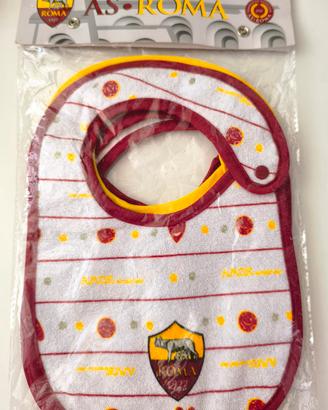 Set 4 bavaglini AS Roma originali - Nuovi