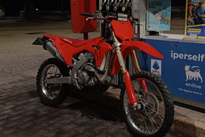 Honda crf 450 TARGATA tripla omologazione A2
