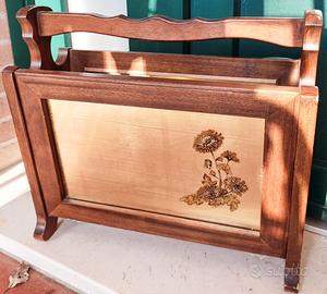 Portariviste vintage in legno