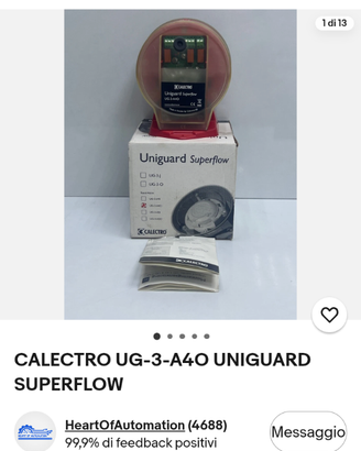 Calectro UG 3 UNIGUARD SENSORE ANTIFUMO