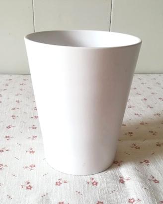 Vaso fiori piante design arredamento bianco '90