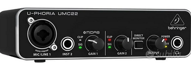 Preamplificatore Microfonico Behringer UMC22