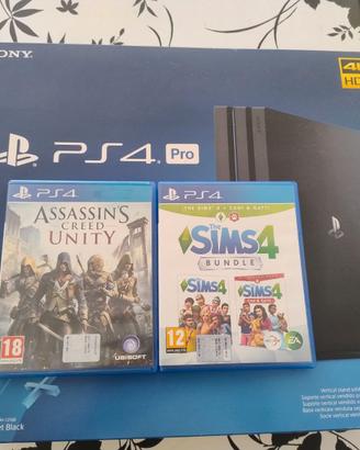 Sony Ps4 Pro + 2 controller + giochi