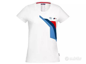 T-shirt Motorsport da donna bianca