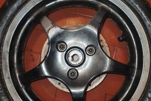 Coppia Cerchi Yamaha Aerox 13 Neri