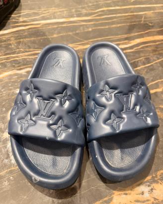 Louis Vuitton Ciabatte Blu Originali