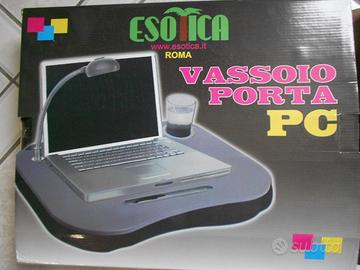 Vassoio Base PORTA PC porta bicchiere e lampada