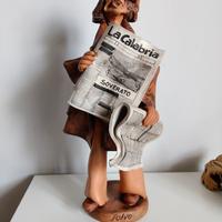 Statuina in terracotta 