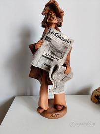 Statuina in terracotta 