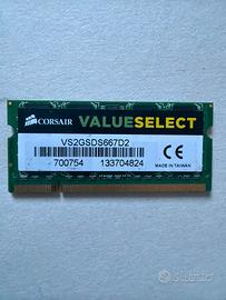DDR2 SO-DIMM 2GB Corsair