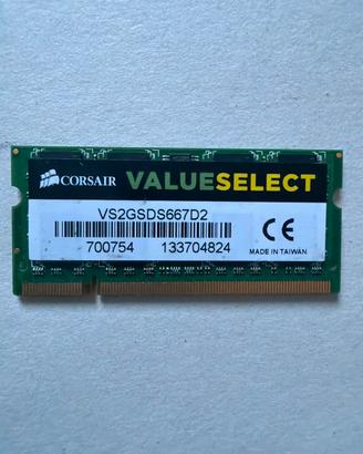 DDR2 SO-DIMM 2GB Corsair