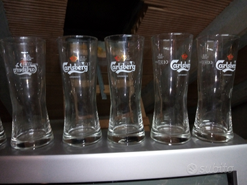 Cinque bicchieri da birra