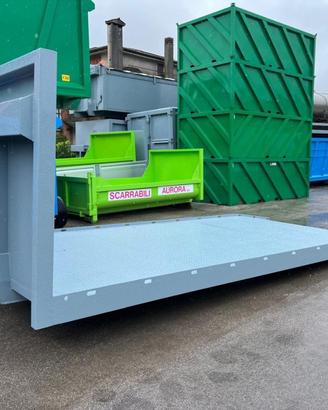 CONTAINER A PIANALE SENZA SPONDE CON CODA A ZER