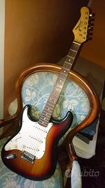 Chitarra elettrica mancina