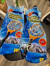 Set 3 Racchette prendi Zanzare e Moskito