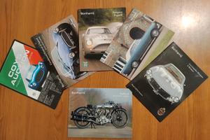 Brochure Asta auto e moto d'epoca.