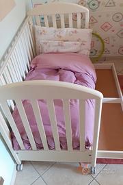 Lettino sponda regolabile 