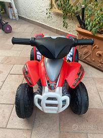 Quad elettrico per bambini rosso – usato una volta